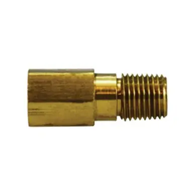 Midland Industries 28337 - Long Extension Adapter, 1/8" FIP x 1/8" FIP, 3" Brass