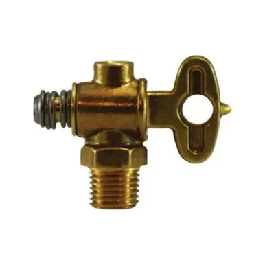 Midland Industries 46067 - Truck Drain Cock, 1/8" Nominal Pipe, MIP, Brass Body
