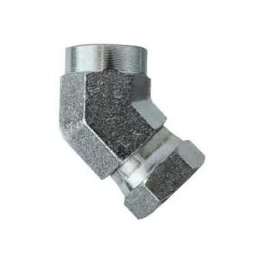 Midland Industries 15041212 - 45° Swivel Adapter Elbow, 3/4" FPT x 3/4" FNPSM, Steel