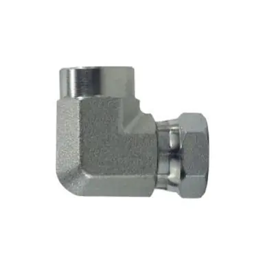 Midland Industries 150246 - 45° Swivel Adapter Elbow, 1/4" FPT x 3/8" FNPSM, Steel