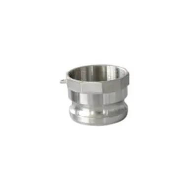 Midland Industries CGA-125-SS1 - Cam & Groove Adapter, 1-1/4" Type A x 1-1/4" NPT(F), 316SS
