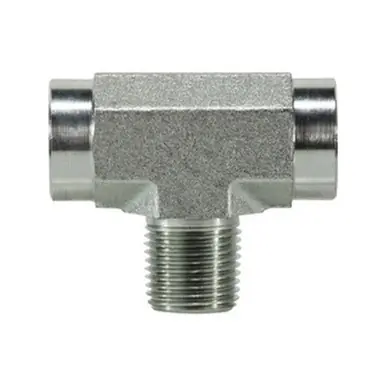 Midland Industries 560412 - Branch Tee, 3/4" Female Pipe x 3/4" Female Pipe x 3/4" Male Pipe, Steel
