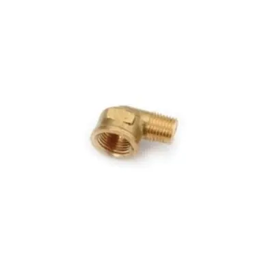 Midland Industries 706228-0402 - 90° Street Elbow, 1/4" FIP x 1/8" MIP, Brass