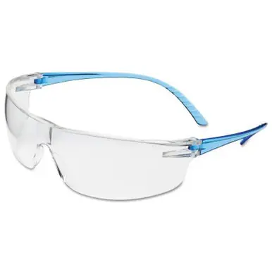 Honeywell SVP205 SVP 200 Series Eyewear, Clear Lens, Anti-Fog, Blue Frame