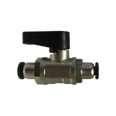 Midland Industries 28401 - Mini Ball Valve, 1/4" Nominal, Push-Fit x Push-Fit, 250 psi Pressure,