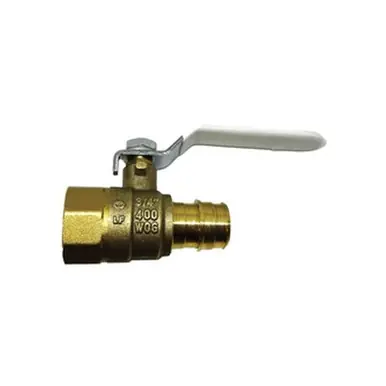 Midland Industries 973635LF - Ball Valve, 1/2 x 1/2" Nominal, PEX x NPT(F), 400 psi Pressure, forged
