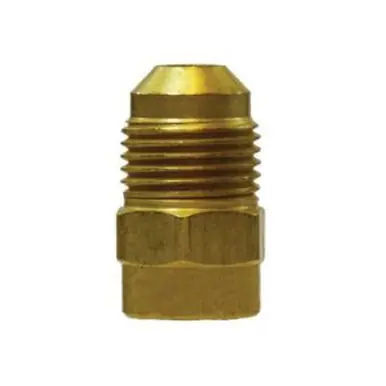 Midland Industries 10478 - Reducer, 3/4" SAE 45° Male Flared x 1/4" SAE 45° Female Flared, Brass