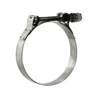 Midland Industries 840225 - T-Bolt Hose Clamp, 2-5/16" Nominal, 2-1/8" Min. Clamp Dia., Stainless