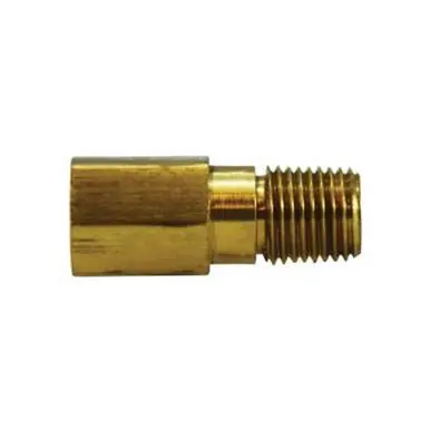 Midland Industries 28336 - Long Extension Adapter, 1/8" NPT(F)F x 1/8" NPT(M)F, 1-3/4" Brass