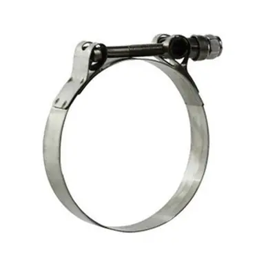 Midland Industries 840800 - T-Bolt Hose Clamp, 8-1/16" Nominal, 7-25/32" Min. Clamp Dia., Stainless