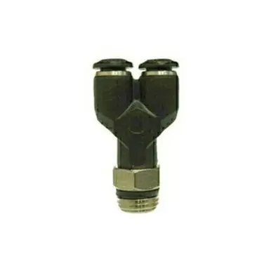 Midland Industries 20816 - Wye, 4mm Push-In x 4mm Push-In x 1/8" NPT(M) Global, Composite