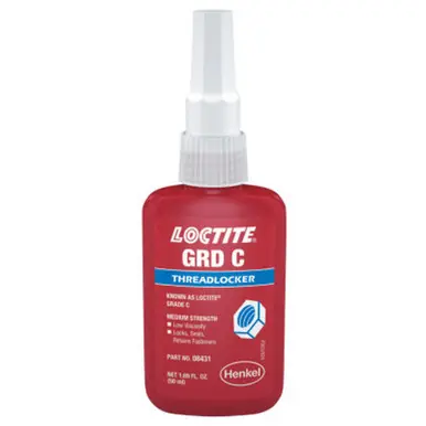 LOCTITE 195776 Grade C Threadlockers, 50ml, Fluorescent Blue