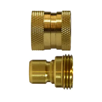 Midland Industries 30450 - Quick Disconnect Coupler, 3/4" Female Garden Hose Threaded x 3/4" Male