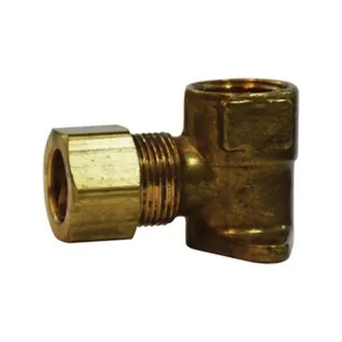 Midland Industries 18271 - 90° Drop Ear Elbow, 5/8" Compression x 1/2" FIP, Brass