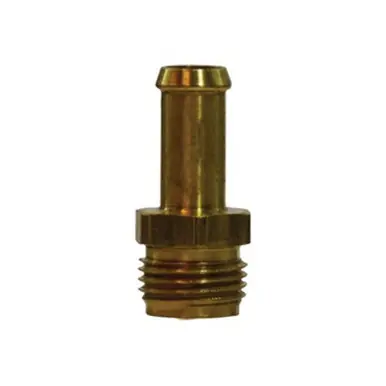 Midland Industries 38828 - Connector, 5/16" Hose Barbed x 1/4" Inverted Flared, Brass