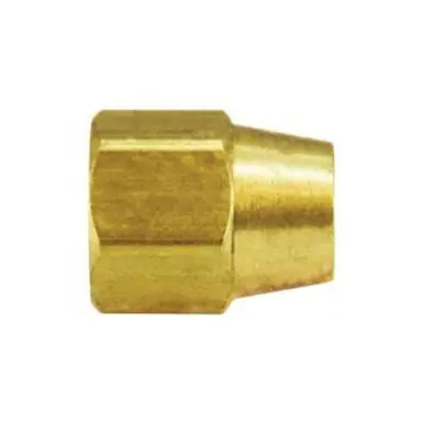 Midland Industries 24008 - Long Hex Nut, 3/4" Compression, Brass