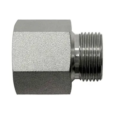 Midland Industries 704288 - Straight Adapter, 1/2" NPT(F) x 1/2" Male BSPP, Steel
