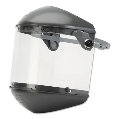 Honeywell FM5400DCCL Dual Crown Faceshield Systems, 4" Crown, Speedy Loop, Clear/Noryl