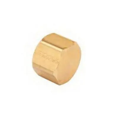 Midland Industries 108A-E - Pipe Cap, 3/4" NPT(F)F, 0.94" Brass