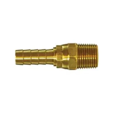 Midland Industries 32349 - Swivel Adapter, 1/4" Hose x 1/4" Male NPTF, Brass