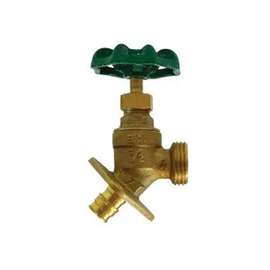 Midland Industries 942144LF - Sillcock, 1/2 x 3/4" Nominal, PEX x MHT, Cast Brass Body
