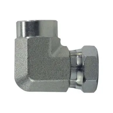 Midland Industries 15021612 - 90° Swivel Adapter Elbow, 1" FPT x 3/4" FNPSM, Steel