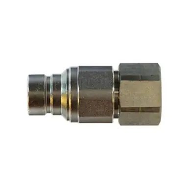 Midland Industries FF12M -FF Series Flat Flush Face Plug, 1/2" NPT(F), Steel