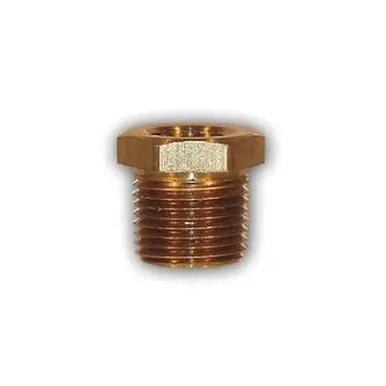 Midland Industries 23236X12 - Hex Bushing, 1" MPT x 3/4" FPT, 1.37", Brass