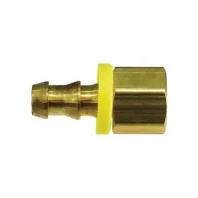 Midland Industries 30223 - Straight Adapter, 1/2" Push-On Hose Barbed x 1/4" FIP, Brass