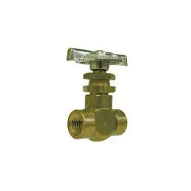 Midland Industries 46770 - Needle Valve, 1/4" Nominal, MIP x FIP, Brass Body