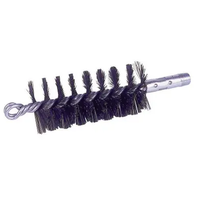 WEILER 44137 3-1/2" Single Spiral Flue Brush, .012 Steel Fill