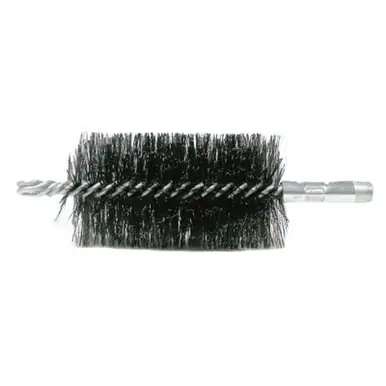 WEILER 44152 2" Double Spiral Flue Brush, .012 Steel Fill
