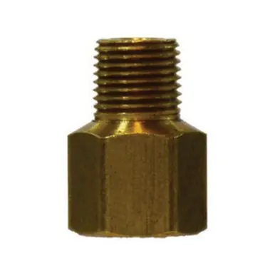 Midland Industries 16118 - Adapter, 1/8" Threaded Sleeve x 1/8" MIP, Brass