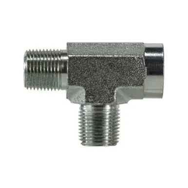 Midland Industries 560388 - Run Tee, 1/2" Male Pipe x 1/2" Female Pipe x 1/2" Male Pipe, Steel