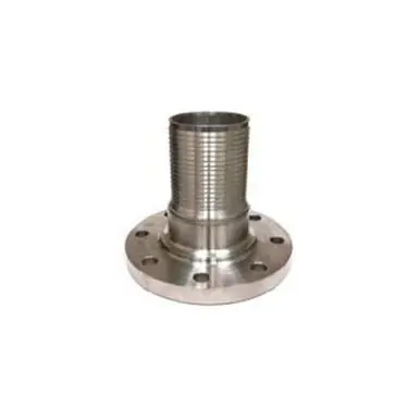 Midland Industries CNFL-150CR-SS316 - Crimplok Combination Nipple, 1-1/2" Flanged x 1-1/2" Hose