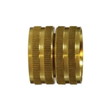 Midland Industries 30011 - Straight Swivel Adapter, 3/4" FGH x 3/4" FGH, Brass