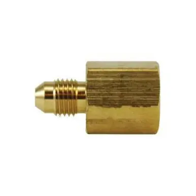 Midland Industries 28961 - Straight Adapter, 3/4" Male JIC x 3/8" FIP, 1.56" Brass