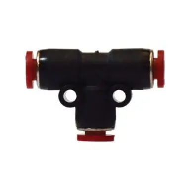 Midland Industries 20611 - Union Tee, 6mm Push" Tube x 6mm Push" Tube x 6mm Push" Tube, Composite