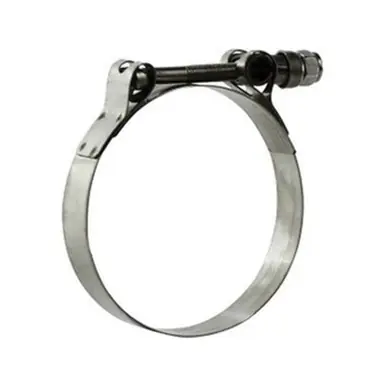 Midland Industries 840750 - T-Bolt Hose Clamp, 7-9/16" Nominal, 7-9/32" Min. Clamp Dia., Stainless