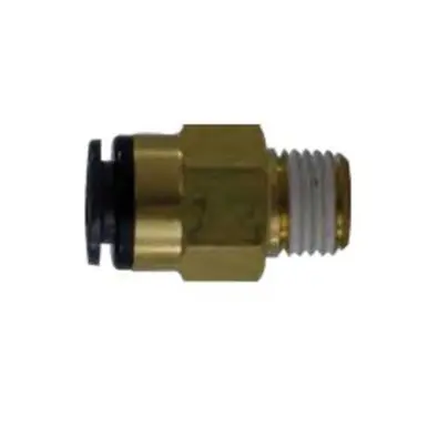 Midland Industries 681206C - Straight Connector, 3/4" Tube OD x 3/8" Male NPTF, Composite