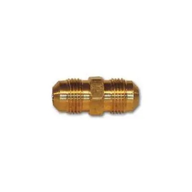 Midland Industries LF242X8X6 - Reducing Union, 1/2" 45° Male Flared x 3/8" 45° Male Flared, Brass