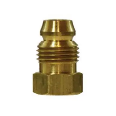 Midland Industries 16011 - Double Compression Sleeve Break-Away Nut, 5/16" Threaded, Brass