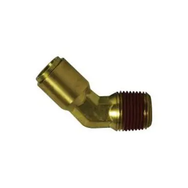 Midland Industries 540808 - 45° Elbow, 1/2" Tube OD x 1/2" MPT, Brass