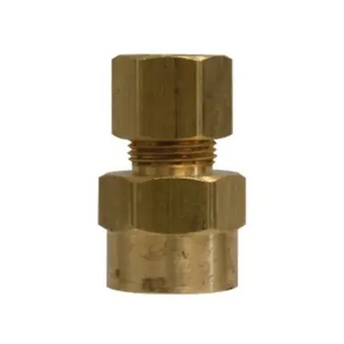 Midland Industries 18168 - Adapter, 5/16" Compression x 1/2" FPT, Brass