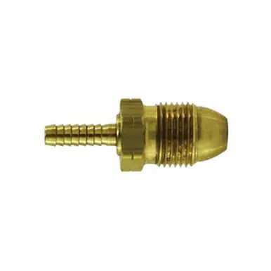 Midland Industries 34084 - Swivel Adapter, 0.88" Male POL x 1/4" Hose Barbed, Brass