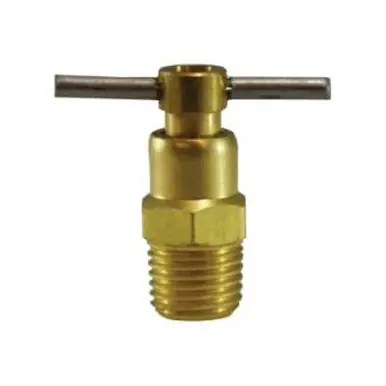 Midland Industries 46080 - Drain Cock, 1/8" Nominal Pipe, MIP, Brass Body