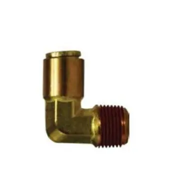 Midland Industries 691212A - Elbow, 3/4" Push-In x 3/4" NPT(M)F, Brass