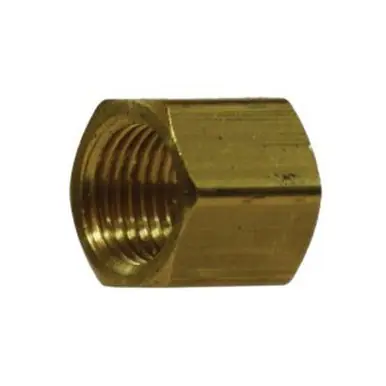Midland Industries 28079 - Barstock Cap, 3/4" NPT(F), 0.94" Brass