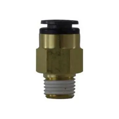 Midland Industries 681208C - Straight Connector, 3/4" Push-In x 1/2" MIP, Composite