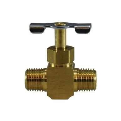 Midland Industries 46050X - Heavy Pattern Needle Valve, 1/8 x 1/8" Nominal, MIP x MIP, 150 psi